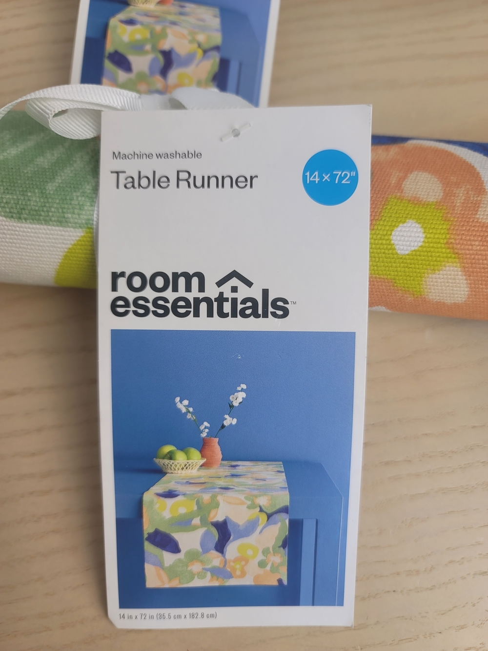 Target Room Essentials Floral Ribbed Rectangular Table Runner 14 X 72" Set Of 2 - Picture 6 of 15